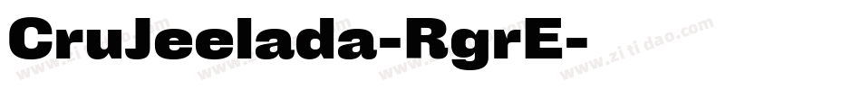 CruJeelada-RgrE字体转换