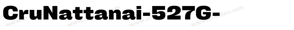 CruNattanai-527G字体转换