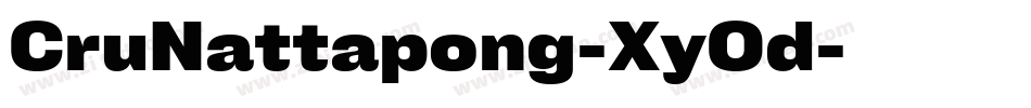 CruNattapong-XyOd字体转换