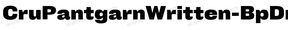 CruPantgarnWritten-BpDn字体转换