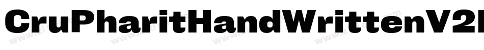 CruPharitHandWrittenV2Italic-Zg38字体转换