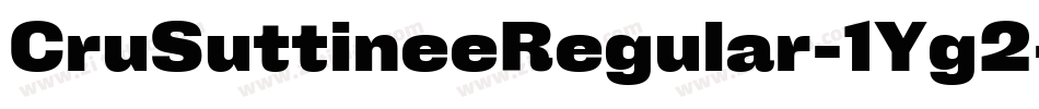 CruSuttineeRegular-1Yg2字体转换