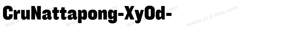 CruNattapong-XyOd字体转换
