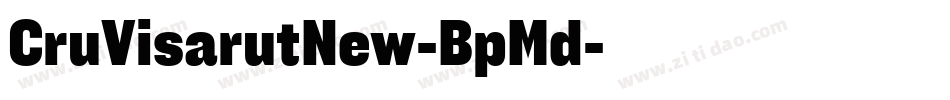 CruVisarutNew-BpMd字体转换