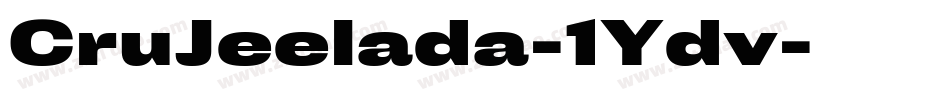 CruJeelada-1Ydv字体转换