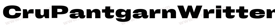 CruPantgarnWritten-BpDn字体转换