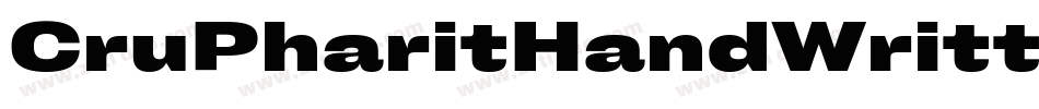 CruPharitHandWrittenV2Regular-Pyed字体转换