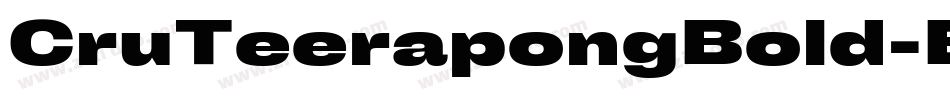 CruTeerapongBold-EyMe字体转换