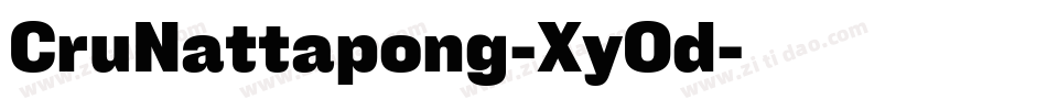 CruNattapong-XyOd字体转换