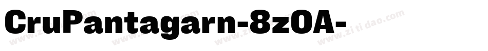 CruPantagarn-8z0A字体转换