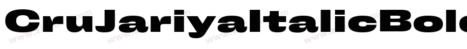 CruJariyaItalicBold-1Yx2字体转换
