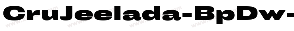 CruJeelada-BpDw字体转换