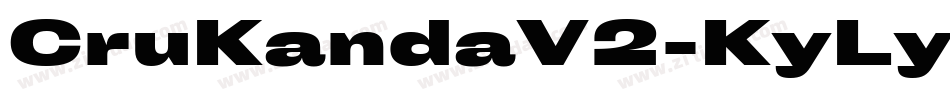 CruKandaV2-KyLy字体转换