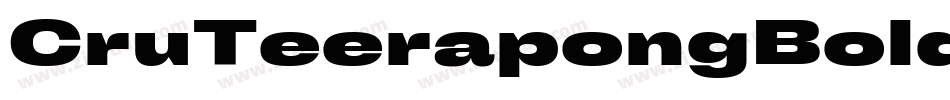 CruTeerapongBold-EyMe字体转换