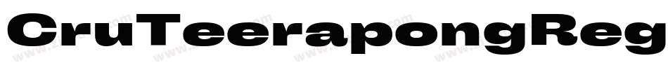 CruTeerapongRegular-WZEA字体转换