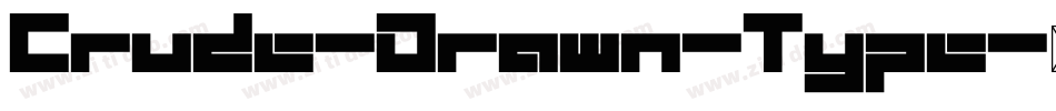 Crude-Drawn-Type字体转换