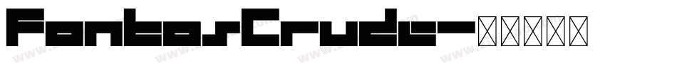 FontosCrude字体转换
