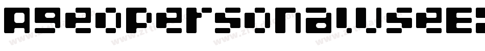 AgeopersonaluseExtrabold-6JO6字体转换