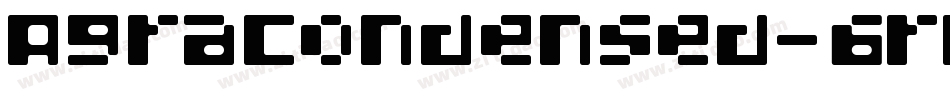 AgraCondensed-6rO6字体转换
