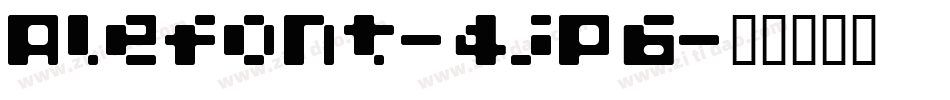 Alefont-4jP6字体转换