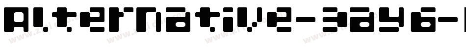 Alternative-3ay6字体转换