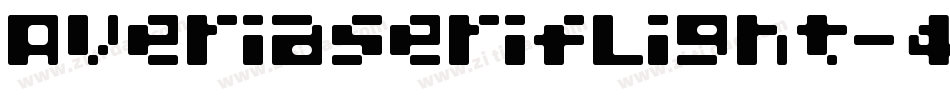 AveriaserifLight-4ee6字体转换