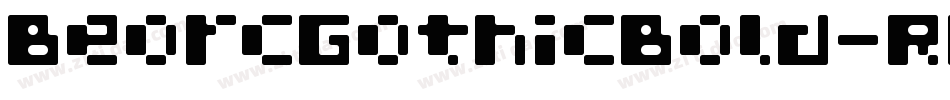 BeorcGothicBold-RGZ6字体转换