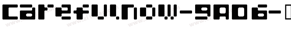 Carefulnow-gAO6字体转换