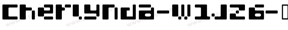 Cherlynda-w1JZ6字体转换