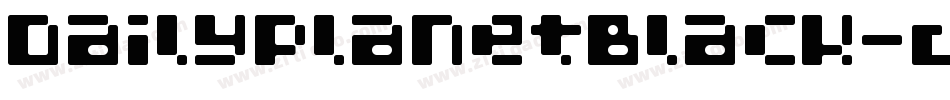 DailyplanetBlack-dxR6字体转换