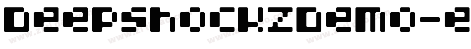 DeepshockzDemo-eXZ6字体转换