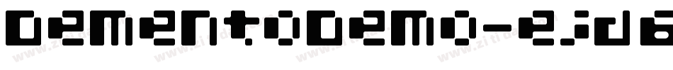 DementoDemo-ejd6字体转换