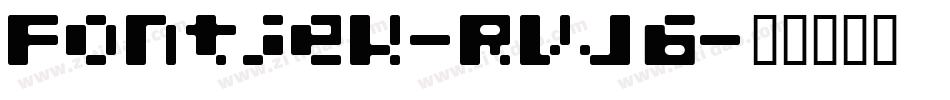 Fontjek-RVJ6字体转换