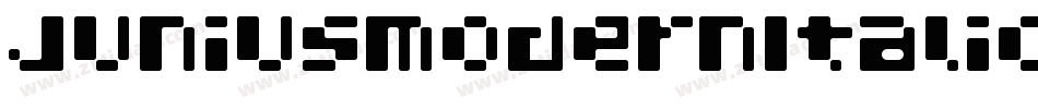 JuniusmodernItalic-RAB6字体转换