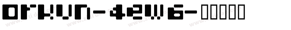 Orkun-4ew6字体转换