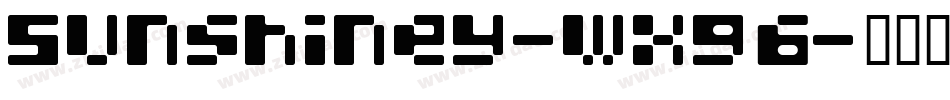 Sunshiney-wxg6字体转换