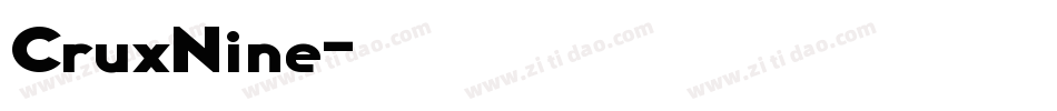CruxNine字体转换