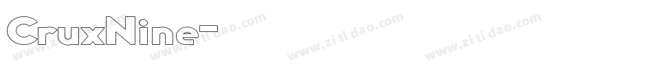 CruxNine字体转换