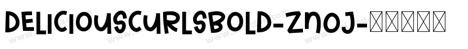 DeliciousCurlsBold-Zn0J字体转换