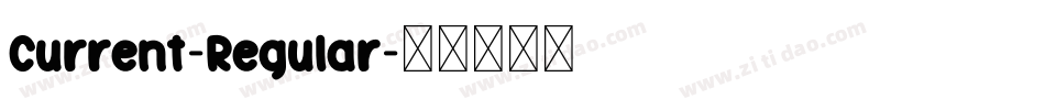 Current-Regular字体转换