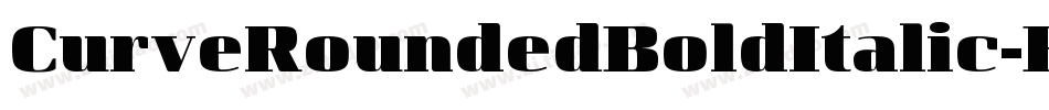 CurveRoundedBoldItalic-BKl3字体转换