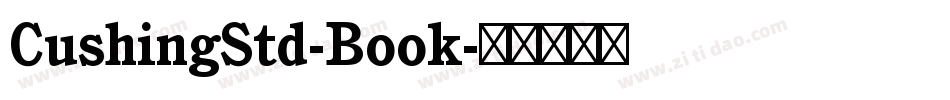CushingStd-Book字体转换