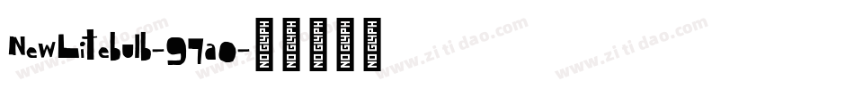 NewLitebulb-97a0字体转换