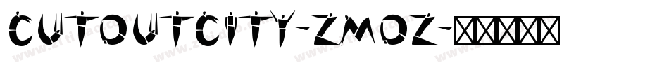CutoutCity-ZMoz字体转换