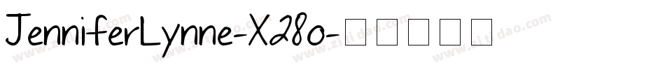 JenniferLynne-X28o字体转换