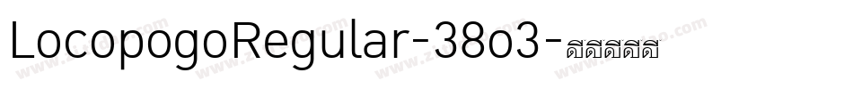 LocopogoRegular-38o3字体转换
