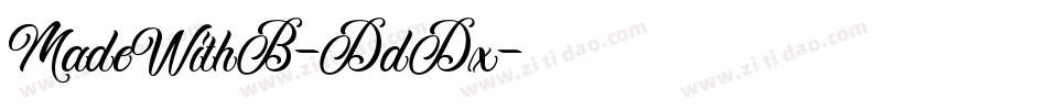 MadeWithB-DdDx字体转换