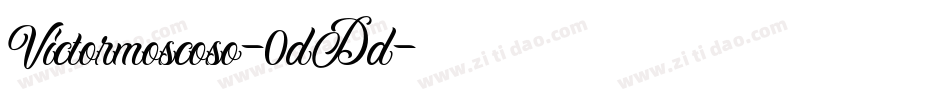 Victormoscoso-0dDd字体转换