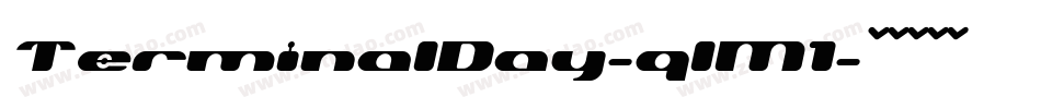 TerminalDay-qlM1字体转换