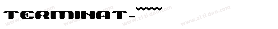 TERMINAT字体转换
